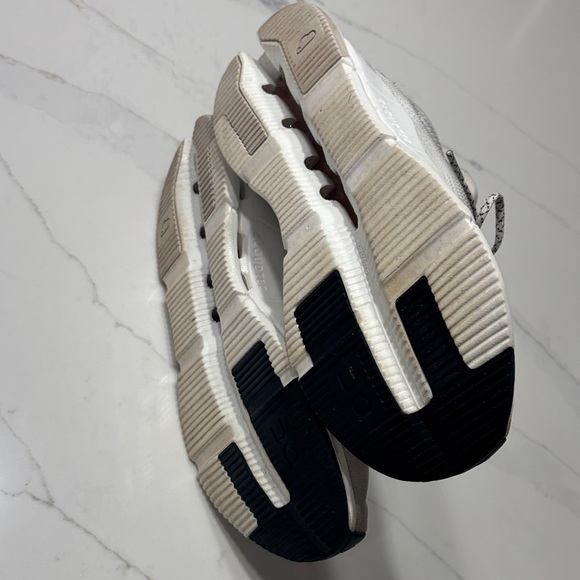 On Running Women's White and Tan Sneakers - Picture 11 of 16